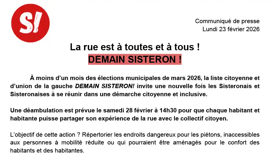 La rue est à toutes et à tous !