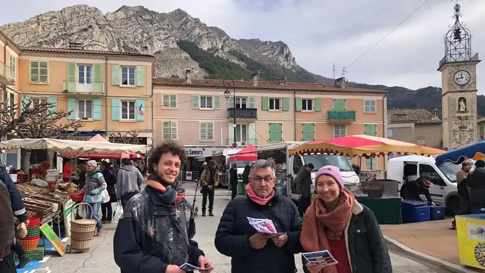 Tous les samedi 10h tractage au marché !